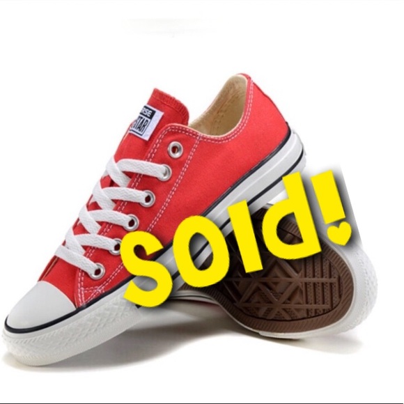 Converse Shoes - Red Converse All-Star Sneakers! NEW!